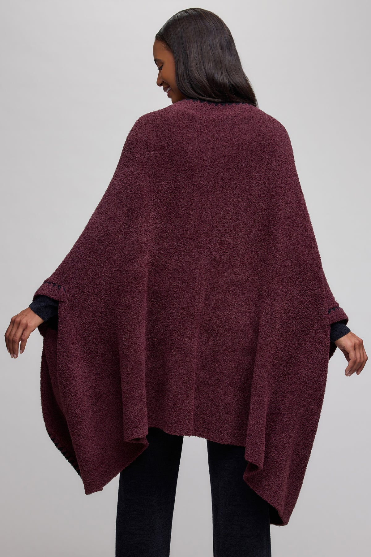 CozyChic Blanket Stitch Wrap