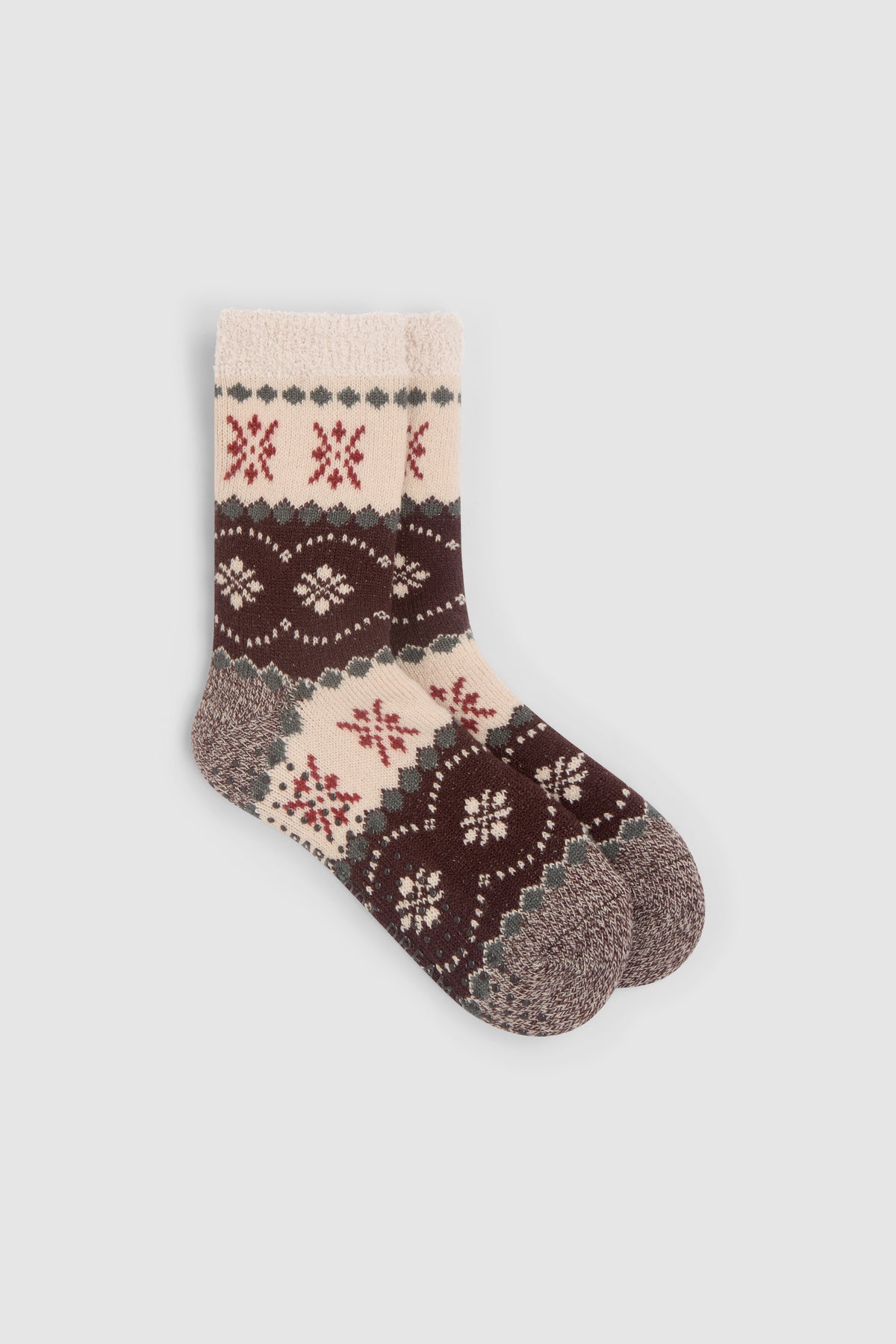 CozyChic FairIsle Slipper Socks