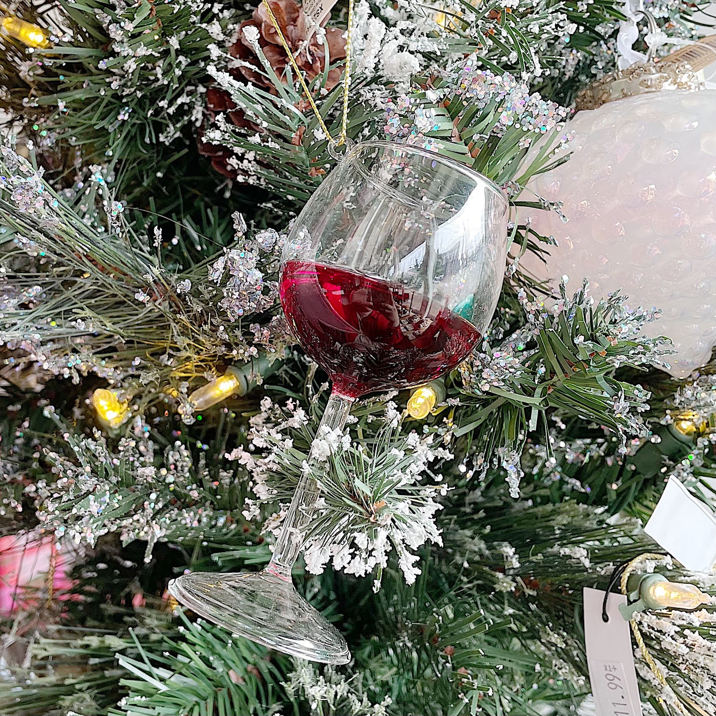Load image into Gallery viewer, Wine Glass Ornament
