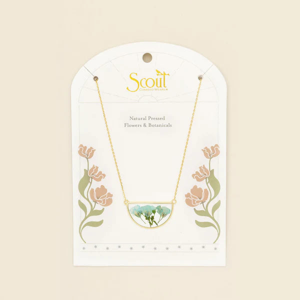 Pressed Flower Necklace