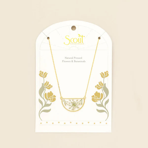 Pressed Flower Necklace