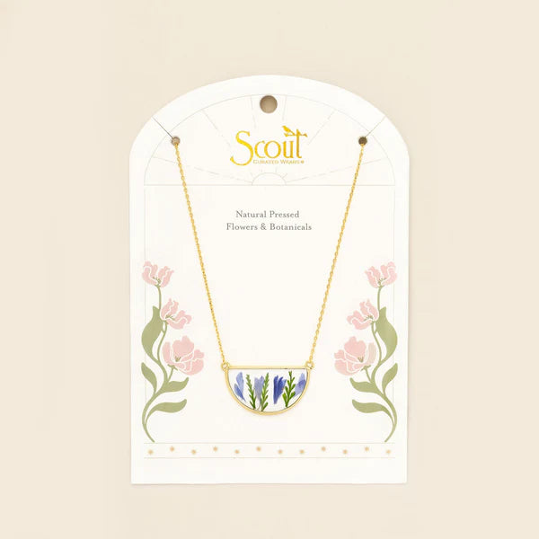 Pressed Flower Necklace
