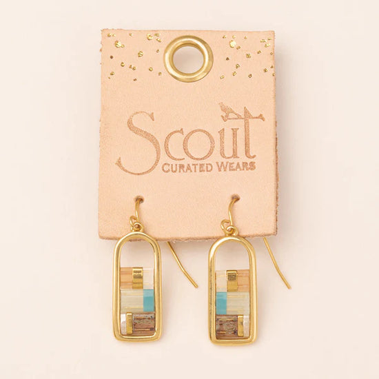 Good Karma Miyuki Frame Earring