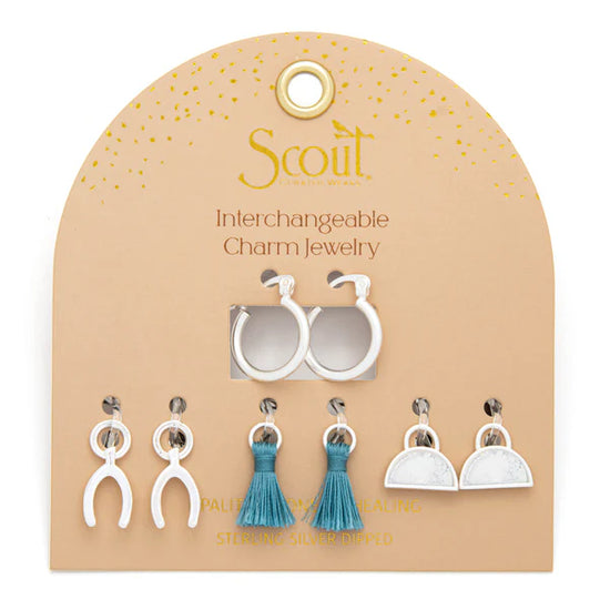 Interchangeable Charm Earring