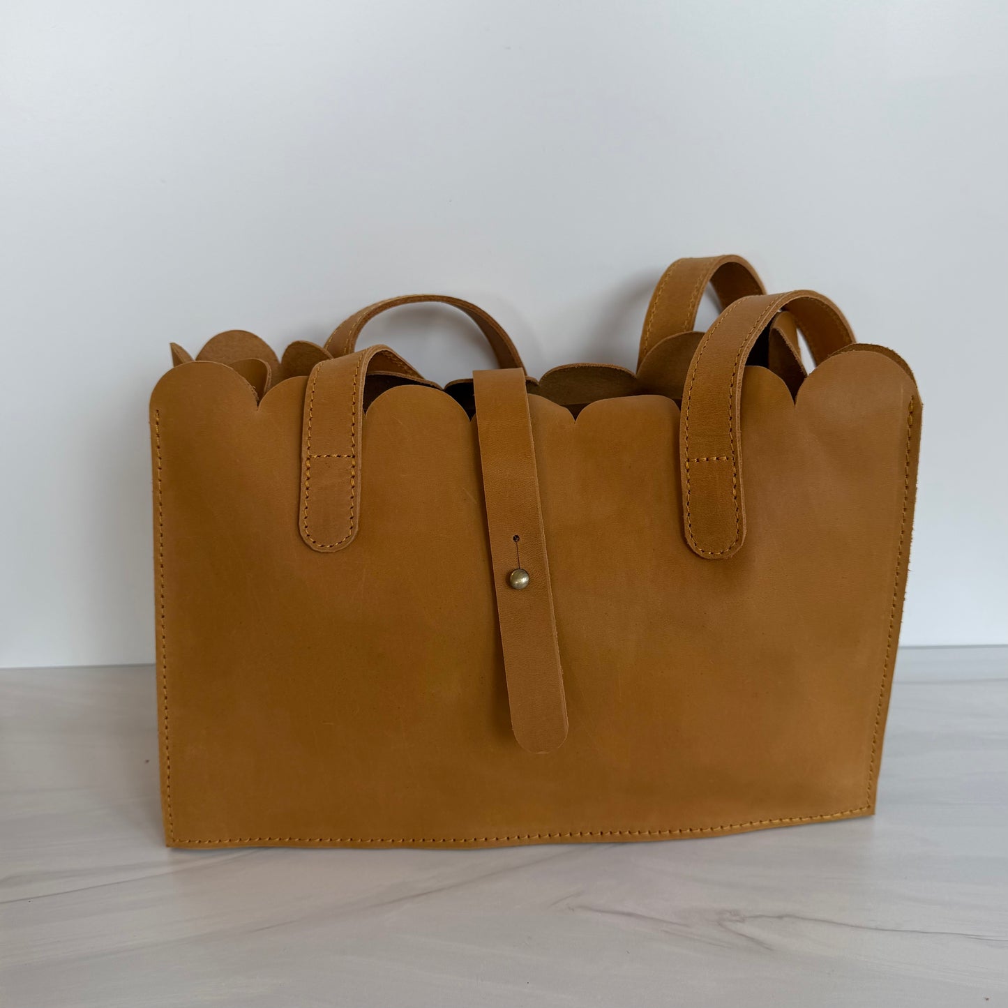 Midsize Scallop Handbag