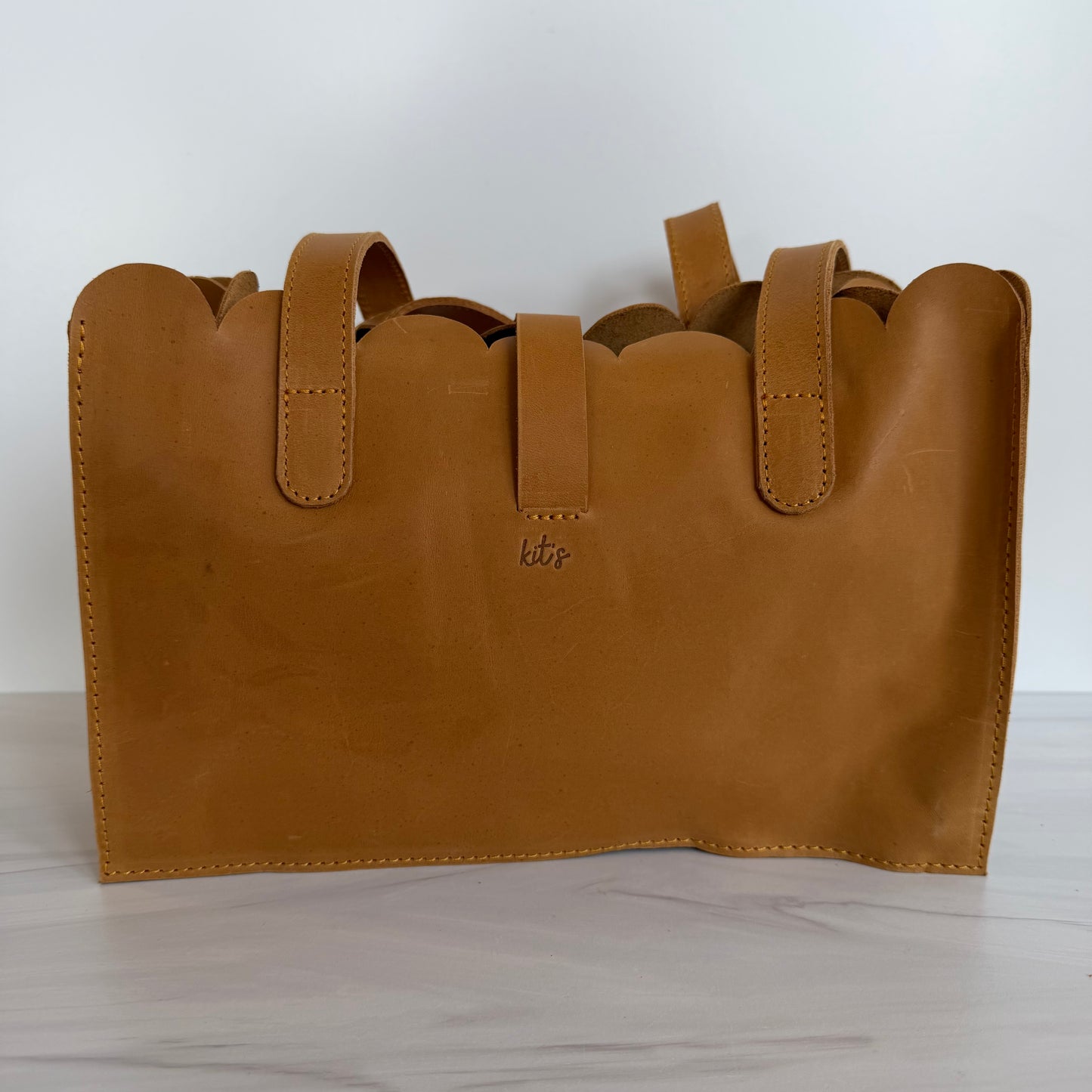 Midsize Scallop Handbag