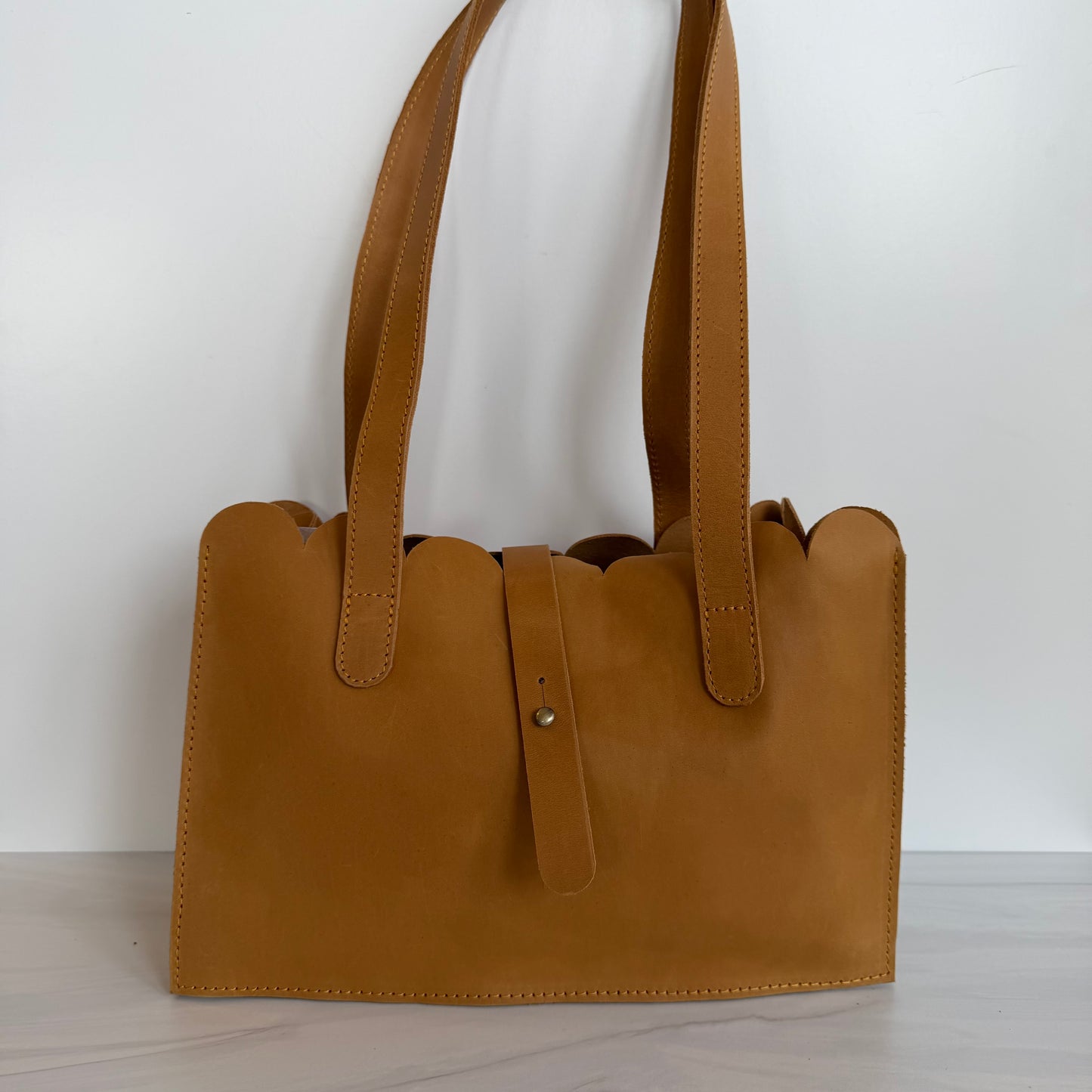Midsize Scallop Handbag