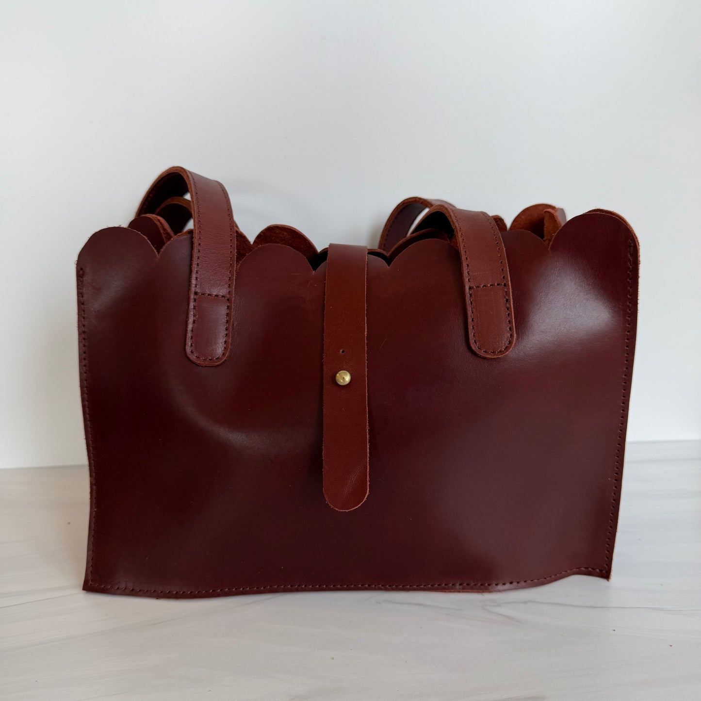 Midsize Scallop Handbag