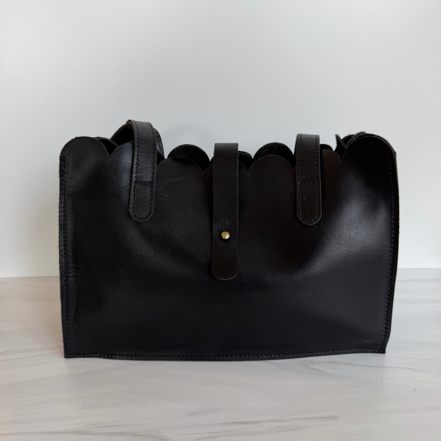Midsize Scallop Handbag