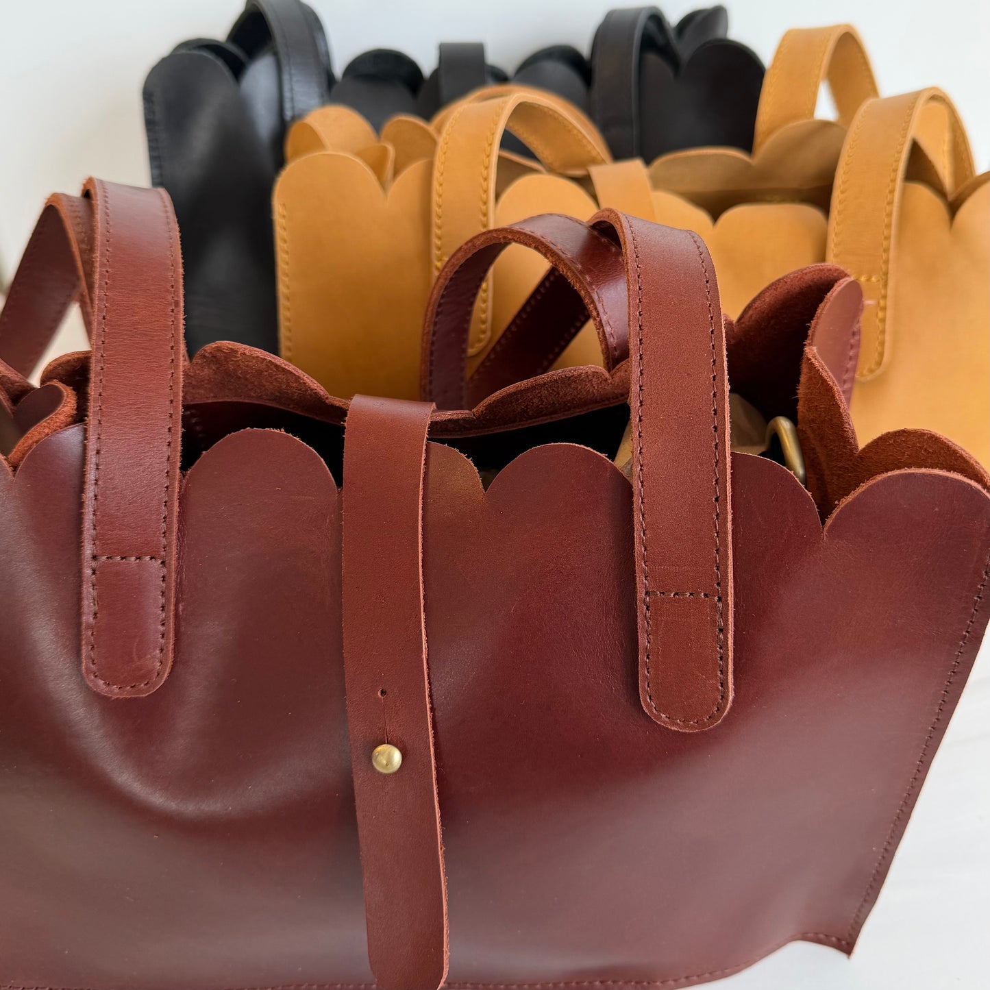 Midsize Scallop Handbag