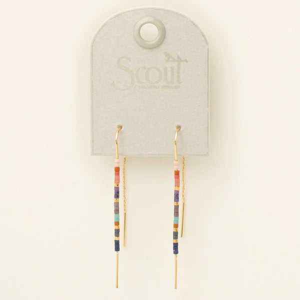 Chromacolor Miyuki Thread Earring