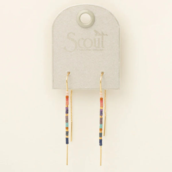 Chromacolor Miyuki Thread Earring