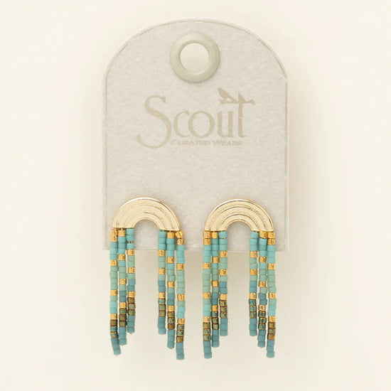 Chromacolor Miyuki Rainbow Fringe Earring