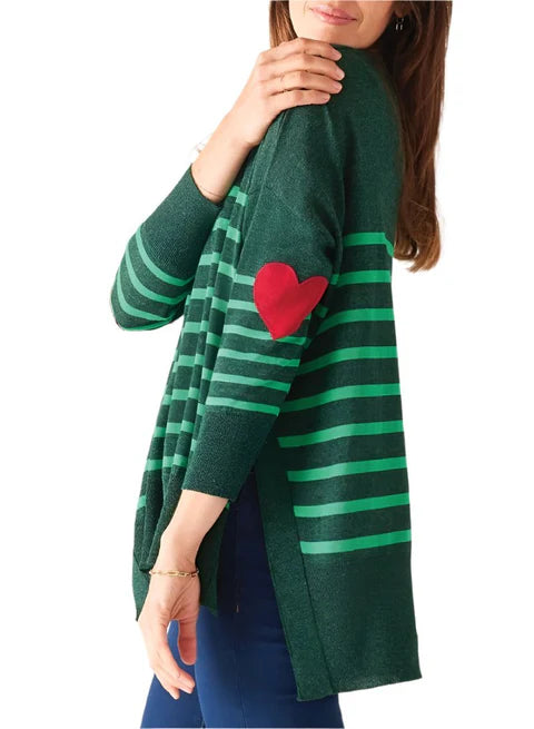 Amour Sweater with Heart Patch