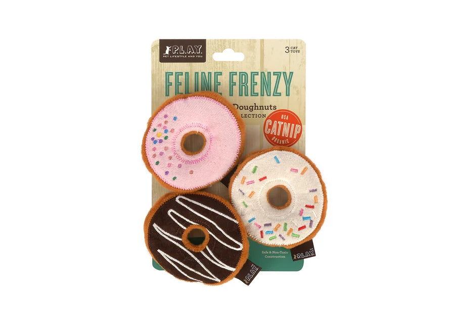 Kitty Kreme Doughnuts Cat Toys