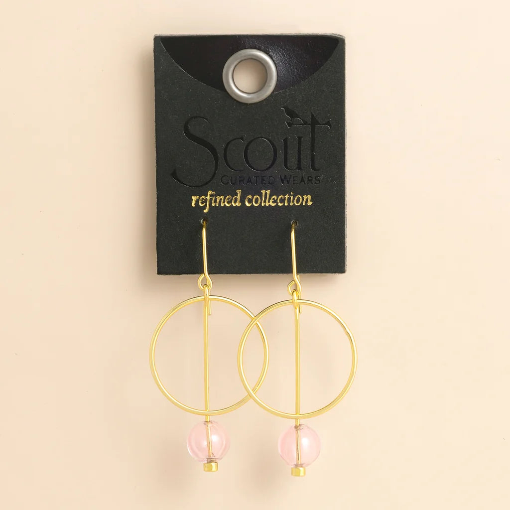 Refined Glass Earrings