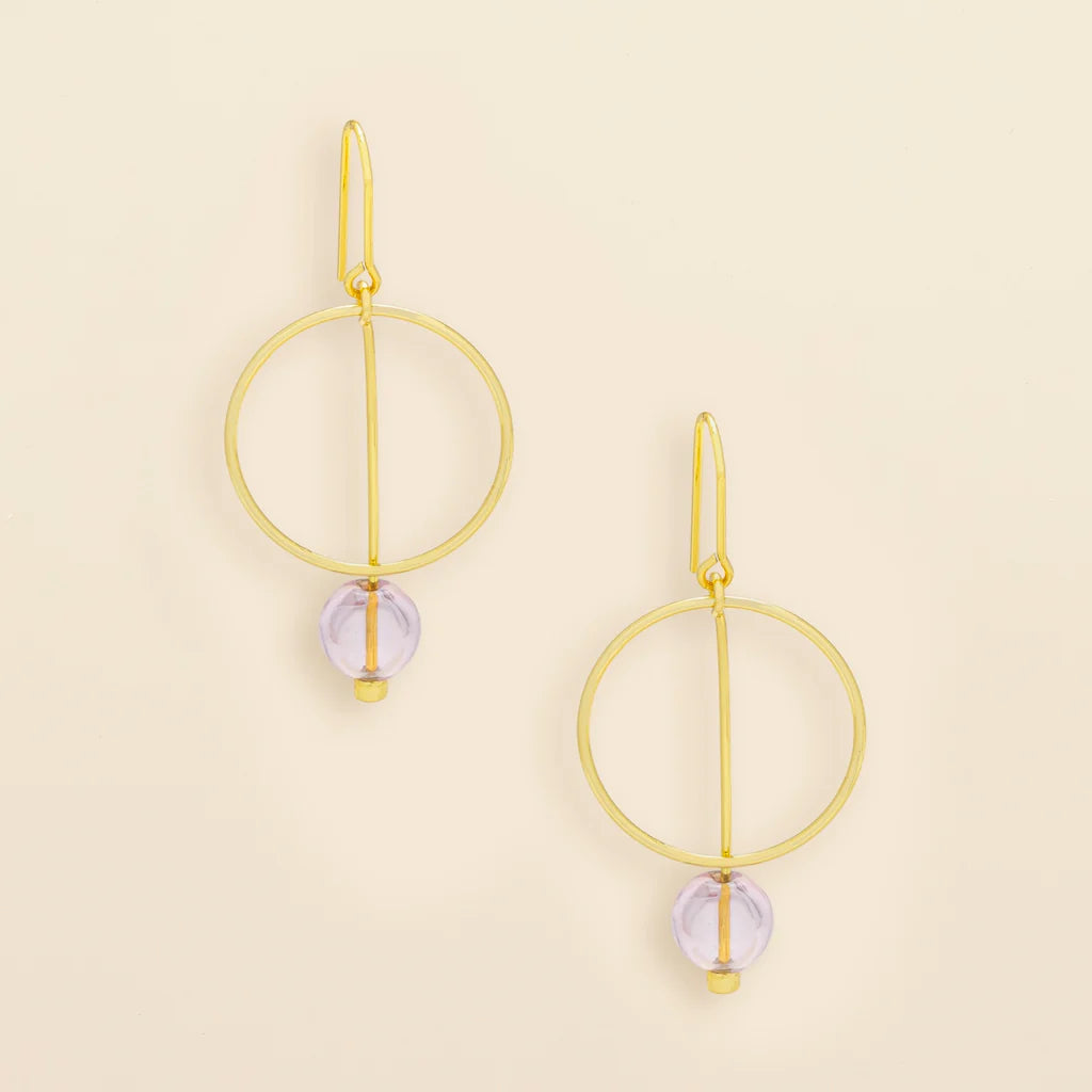 Refined Glass Earrings