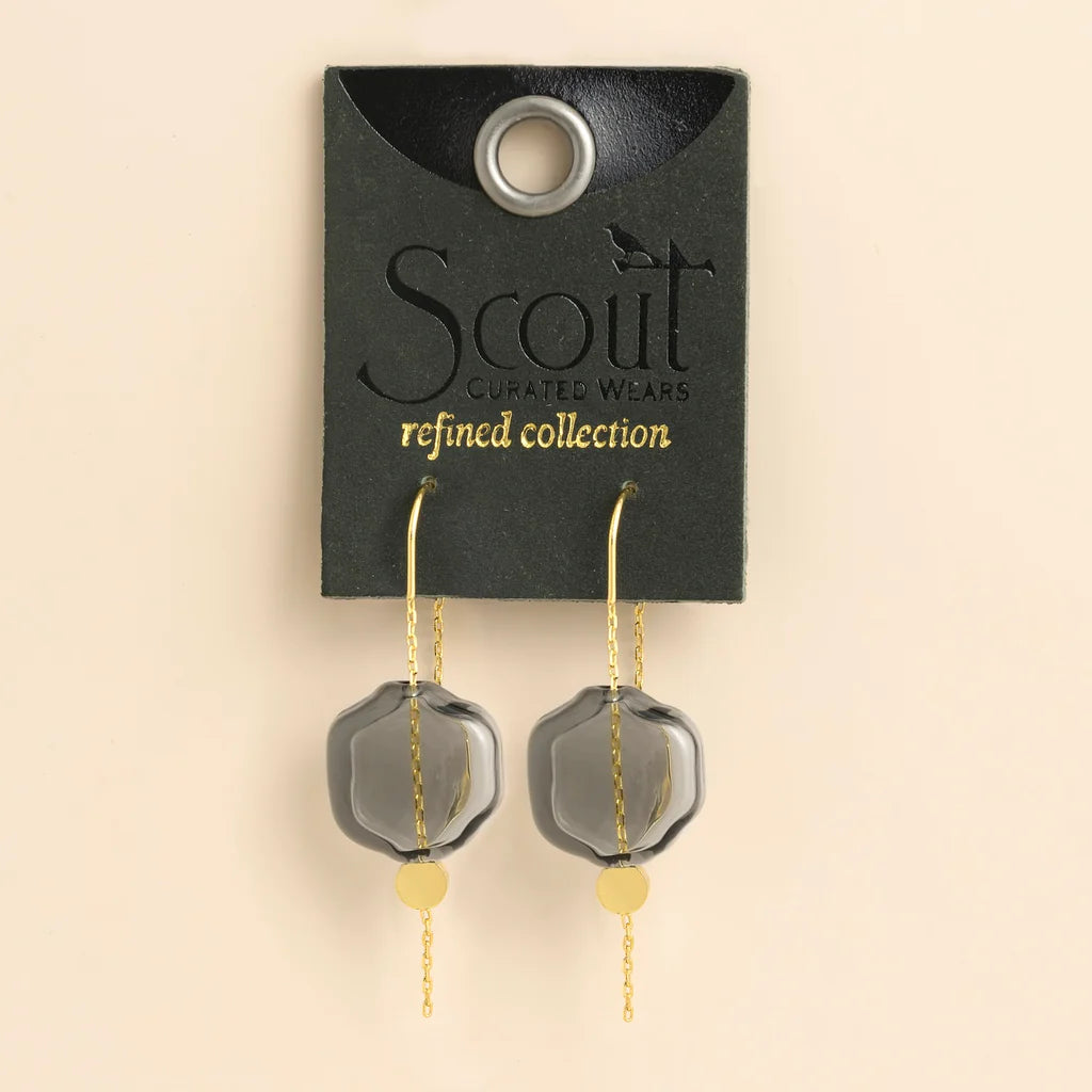 Refined Glass Earrings