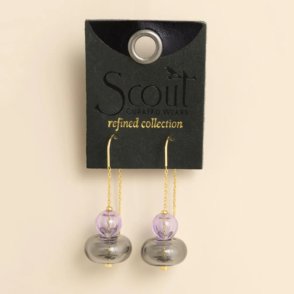 Refined Glass Earrings