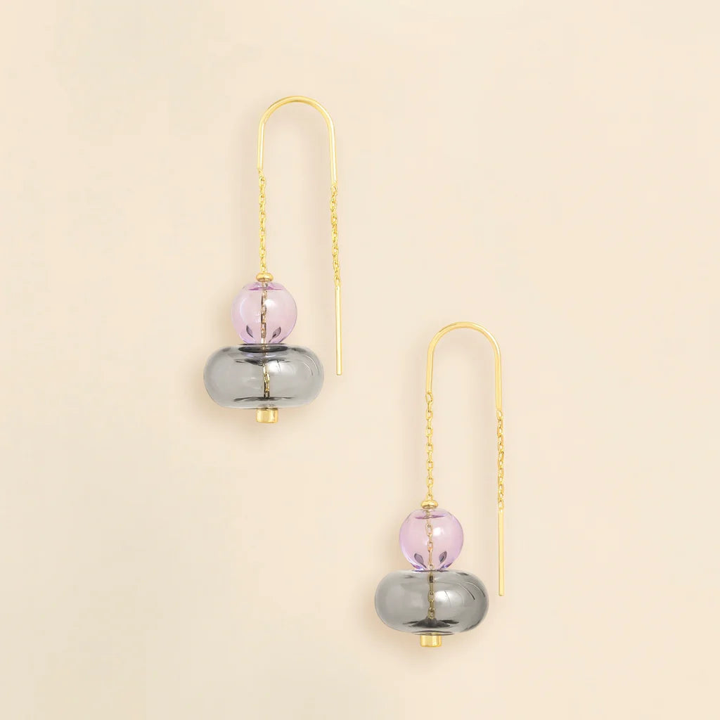 Refined Glass Earrings