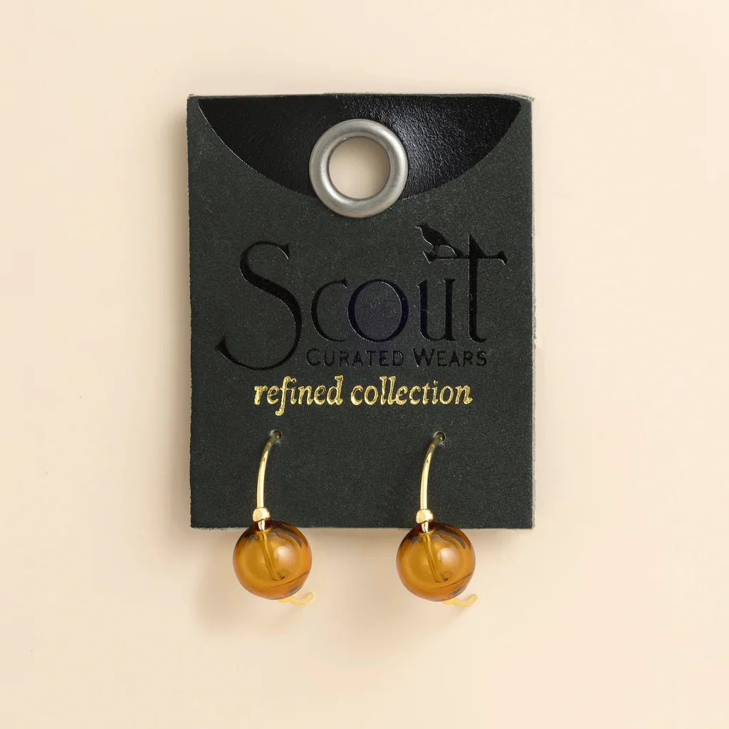 Refined Glass Earrings