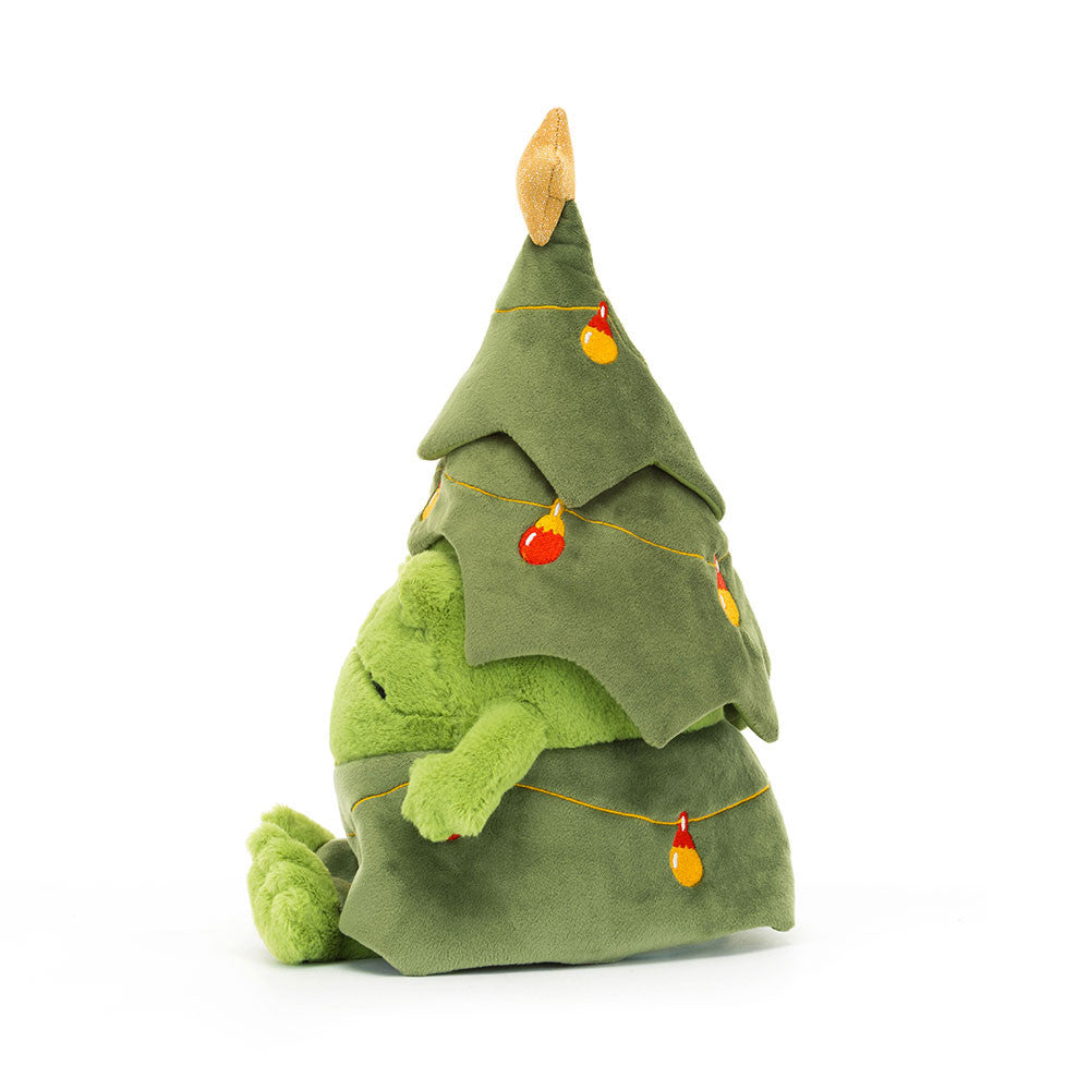 Christmas Tree Ricky Rain Frog Plush