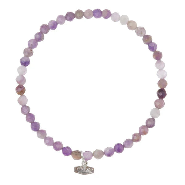 Mini Faceted Stone Stacking Braclet