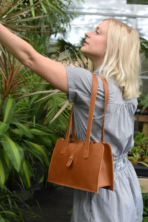 Midsize Scallop Handbag