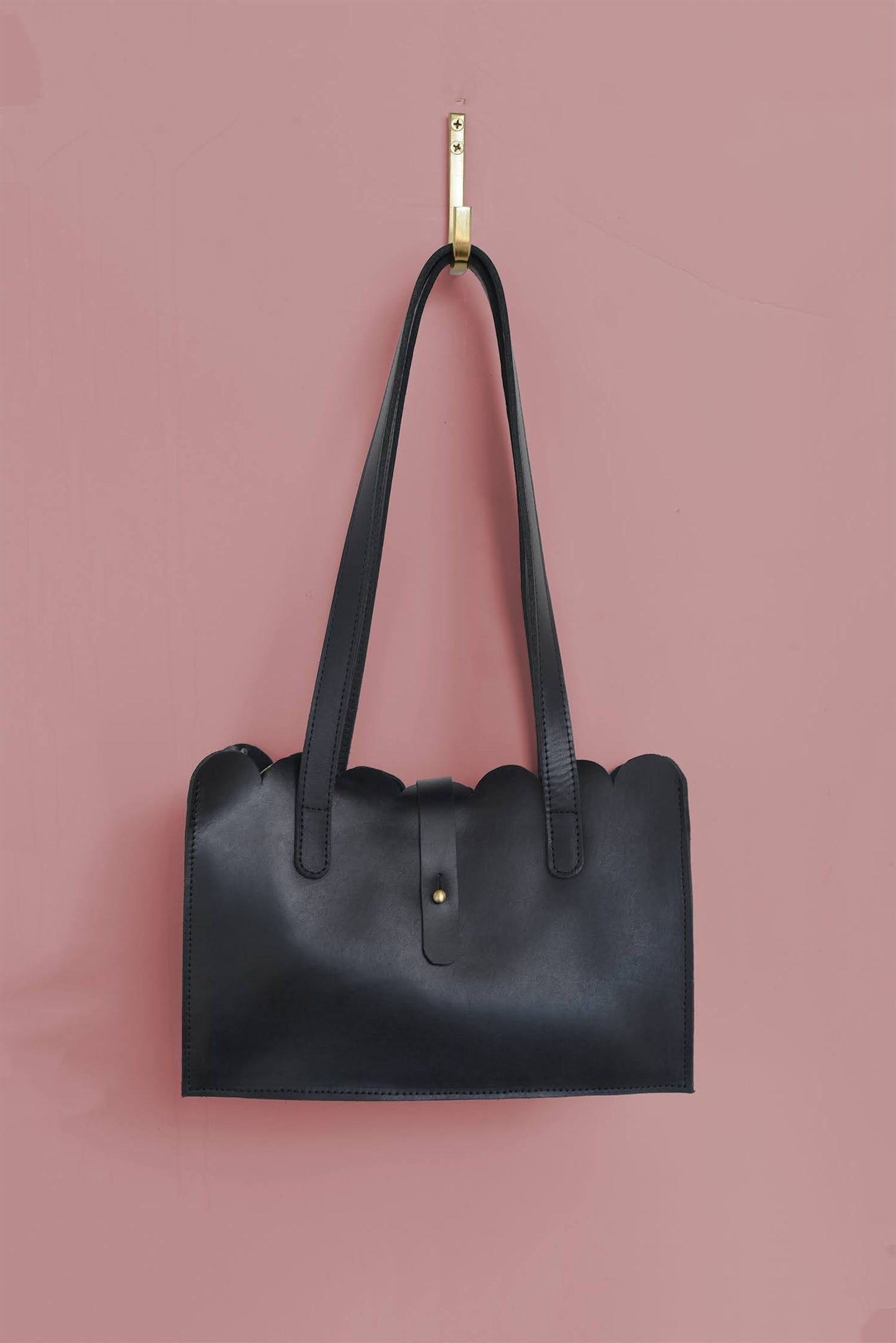 Midsize Scallop Handbag