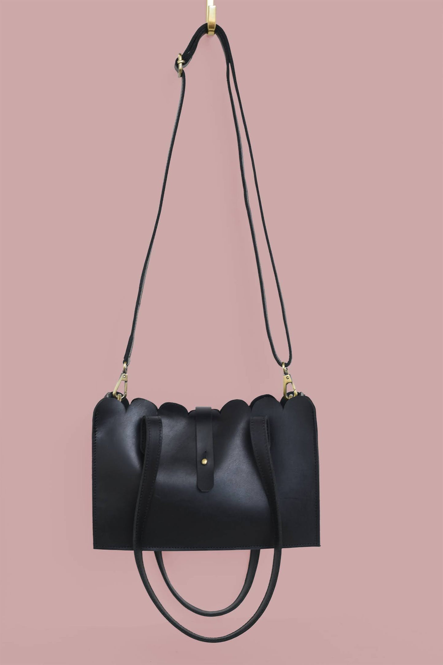 Midsize Scallop Handbag