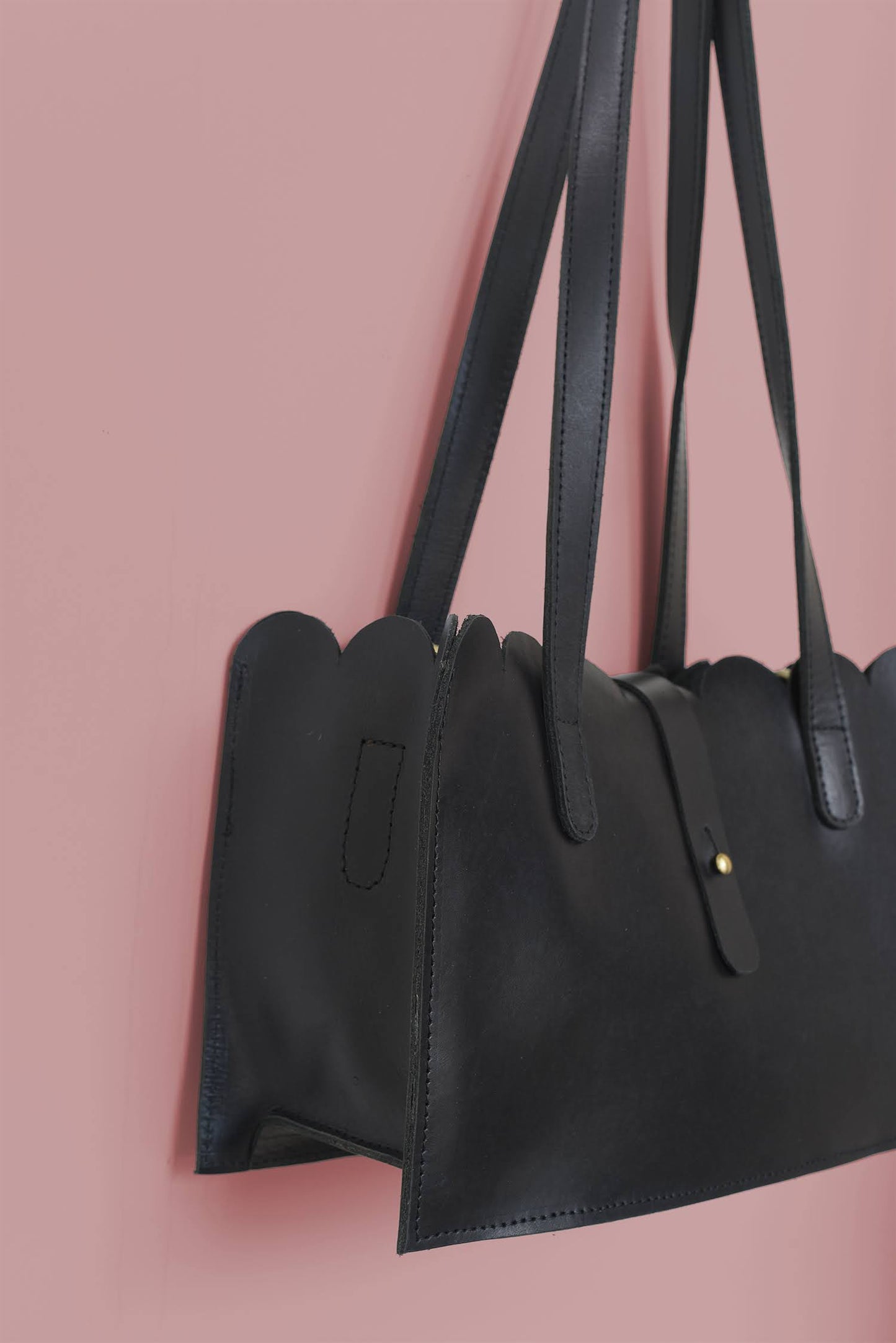 Midsize Scallop Handbag