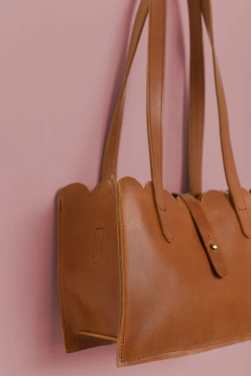 Midsize Scallop Handbag