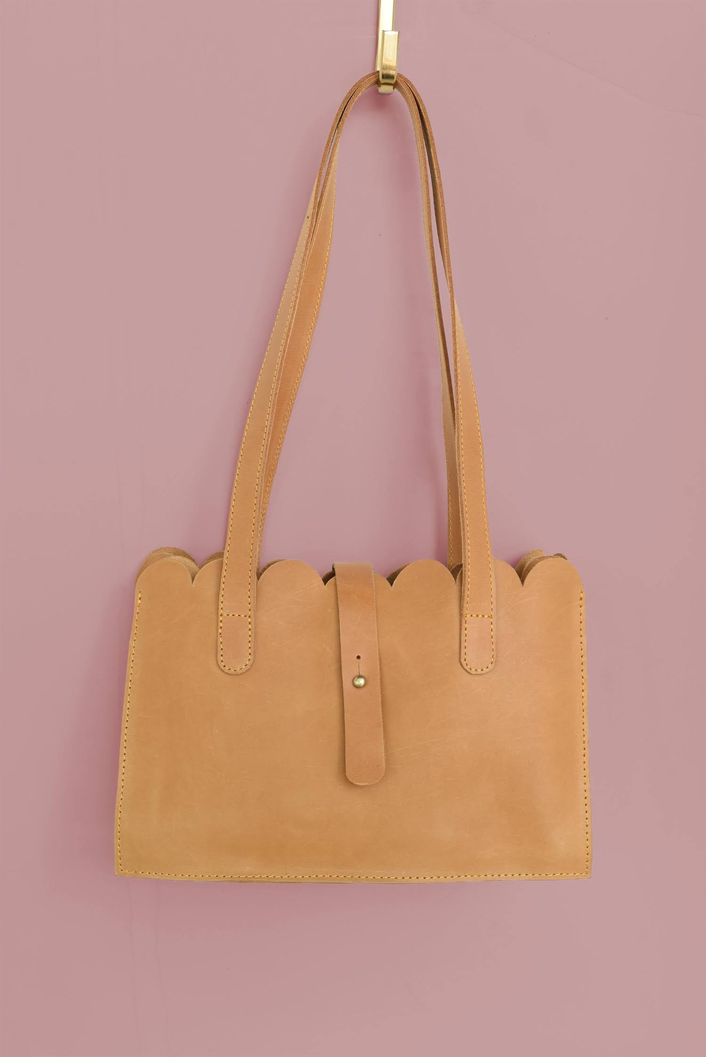 Midsize Scallop Handbag