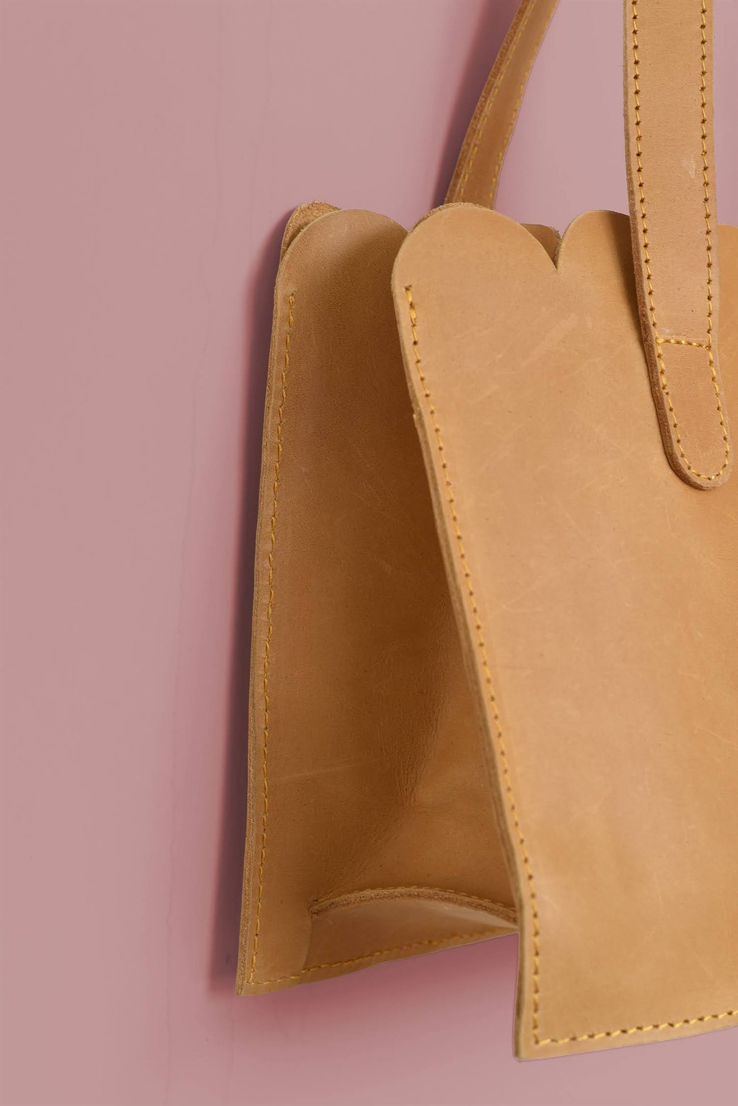 Midsize Scallop Handbag