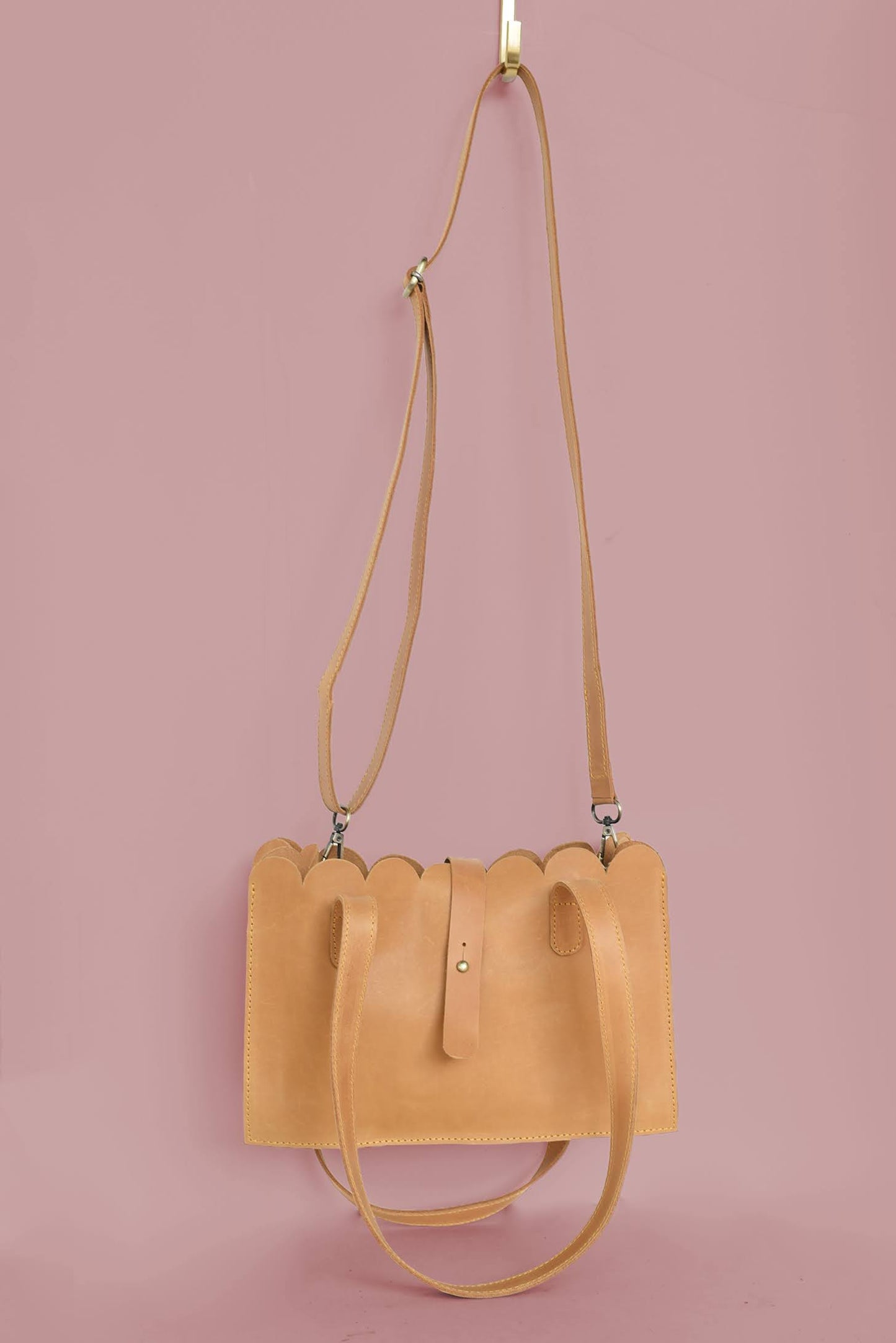 Midsize Scallop Handbag