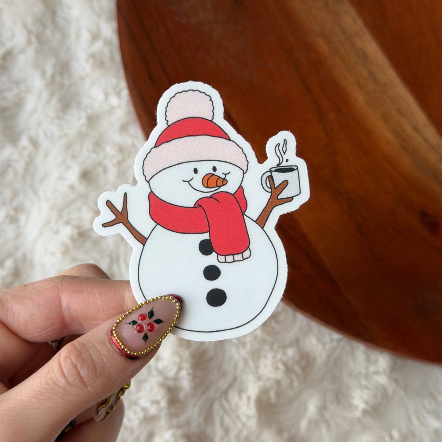 Snowman & Hot Cocoa Sticker