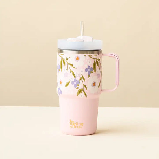 20 oz Mini On-The-Go-Floral Tumbler