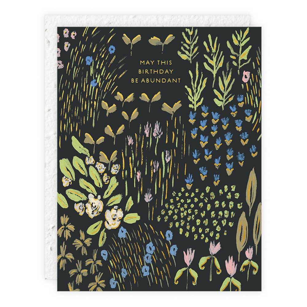 Abundance Garden Birthday Card
