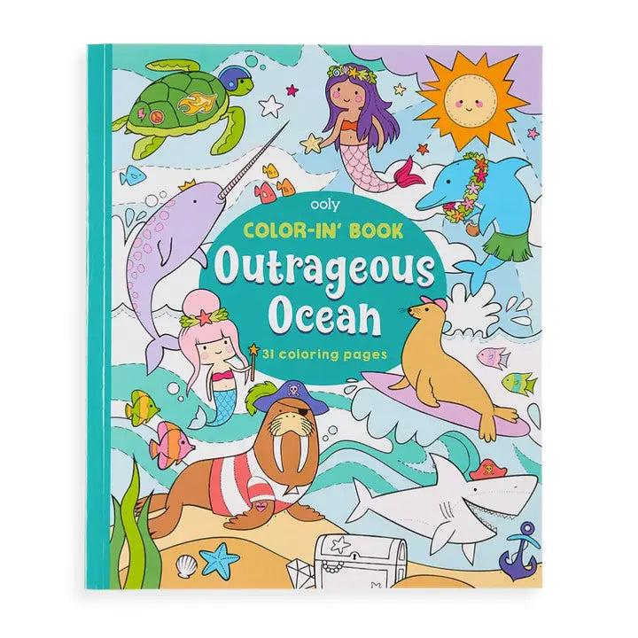 Color-In' Book: Outrageous Ocean