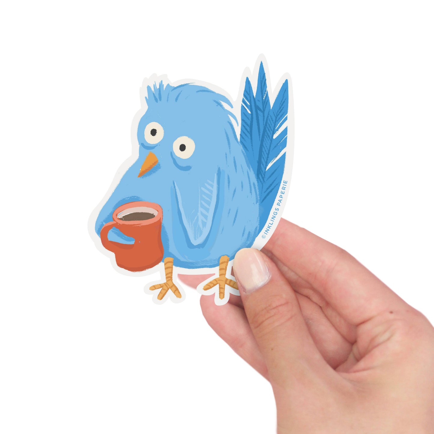 Tired Bird Sticker