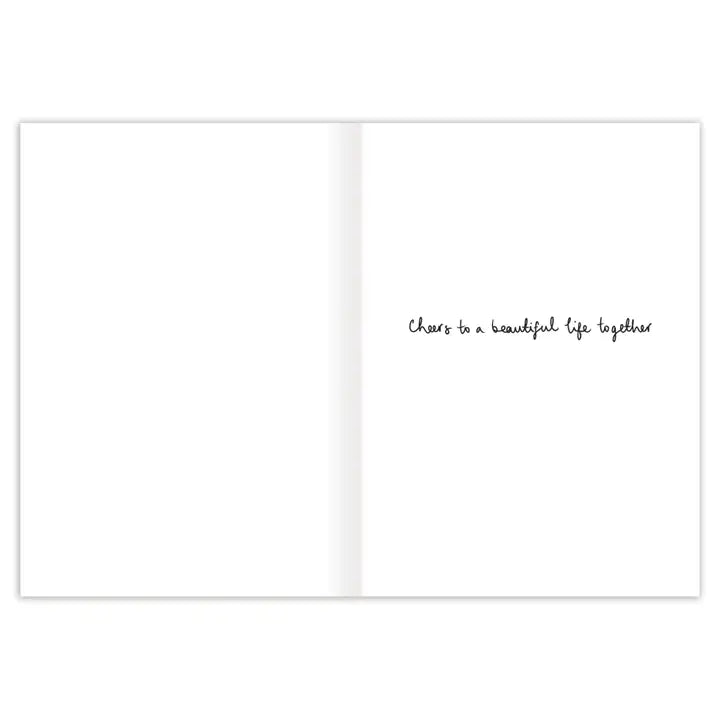 Champagne Anniversary Card