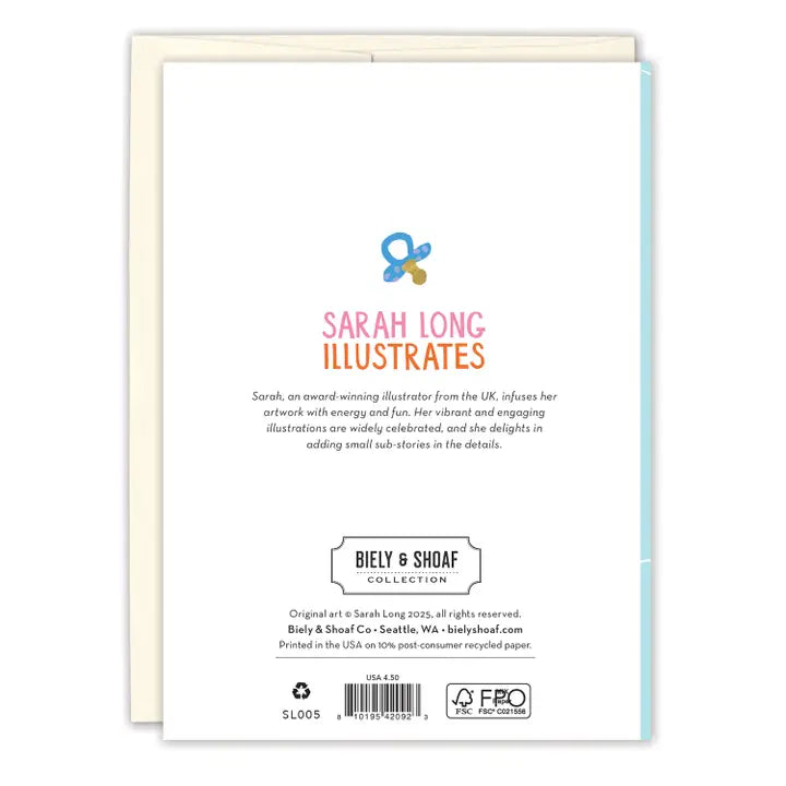 Sweet Baby Boy New Baby Card