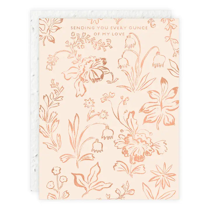 Ounce of Love Sympathy Card