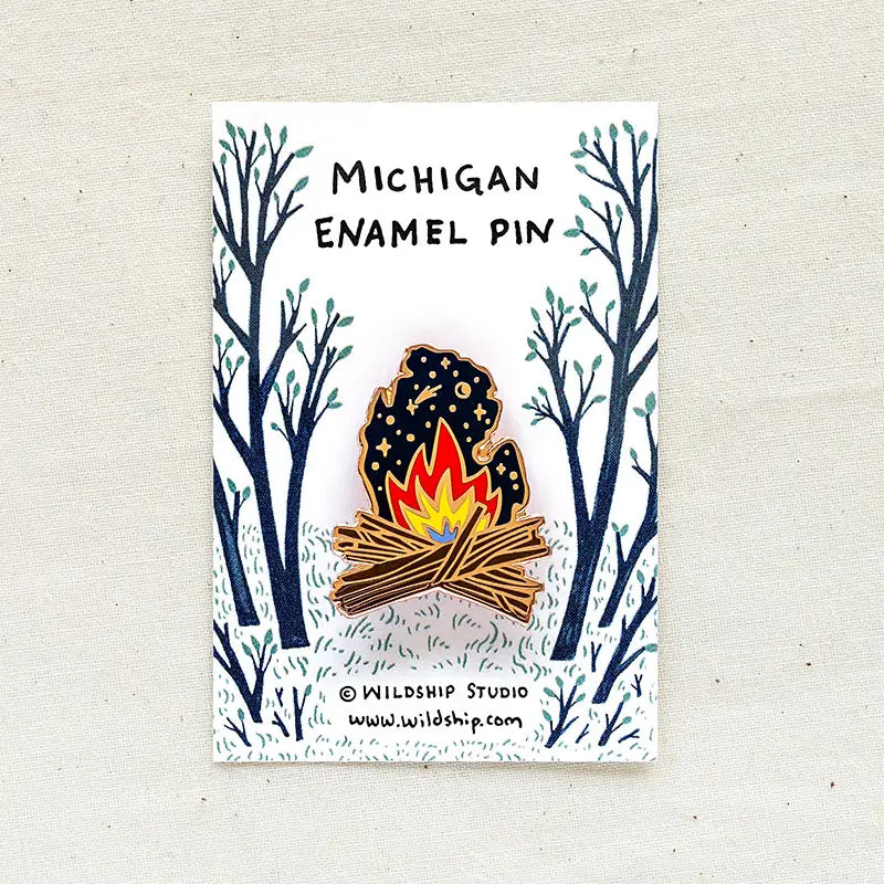 Michigan Enamel Pin