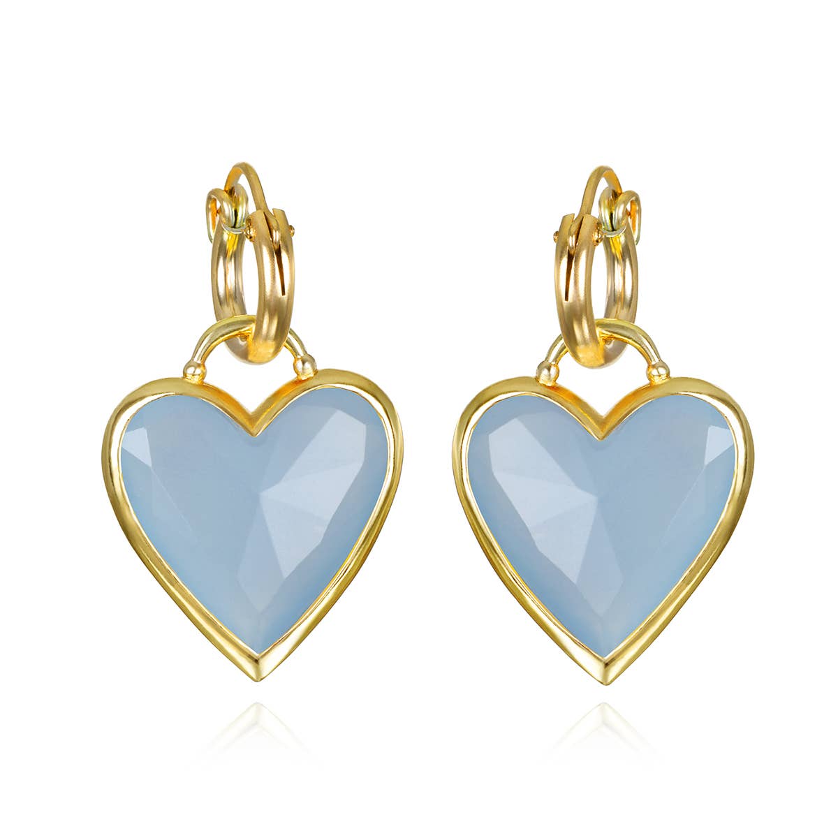 Framed Blue Heart Huggies