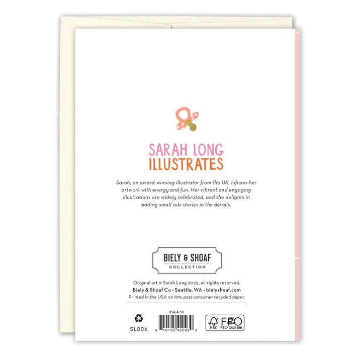 Sweet Baby Girl New Baby Card