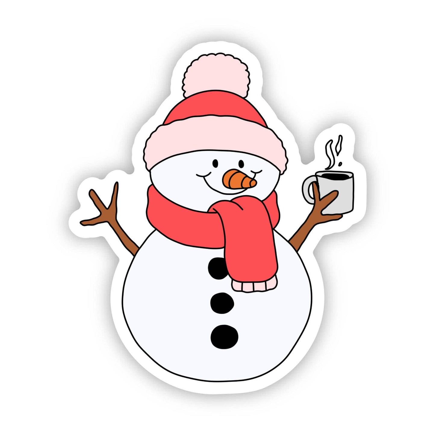 Snowman & Hot Cocoa Sticker