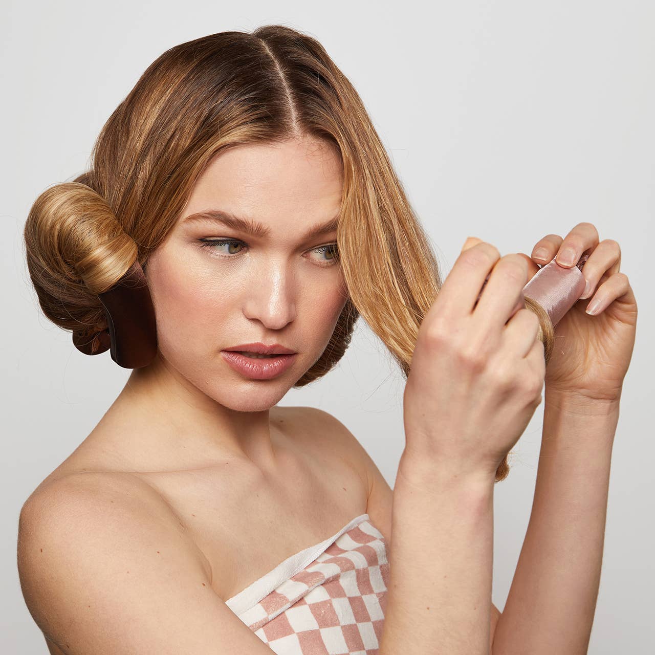 Satin Jumbo Heatless Curling Rods Set