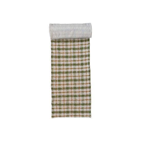 Woven Cotton Table Runner