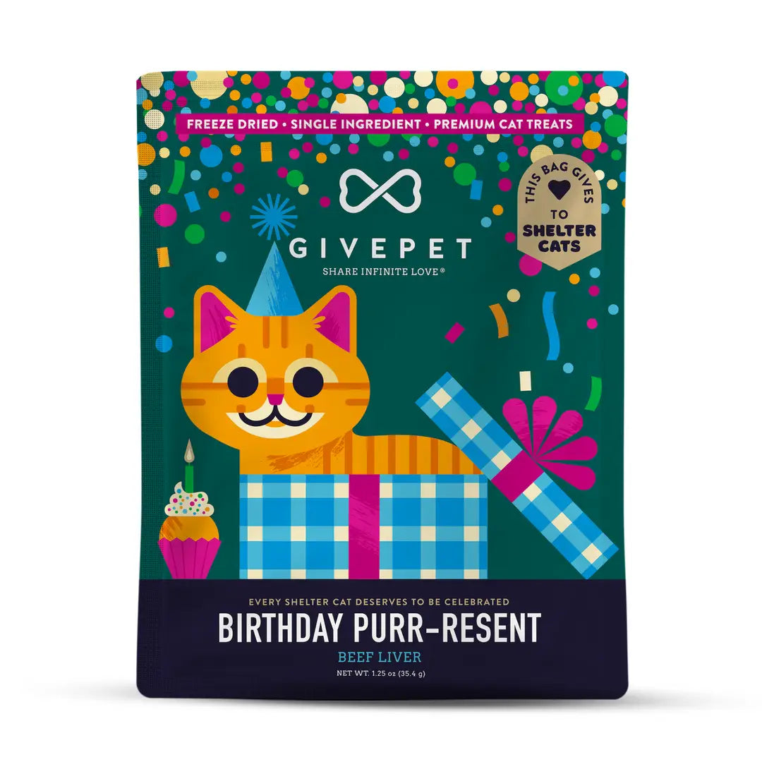 Birthday Pur-Resent Cat Treats